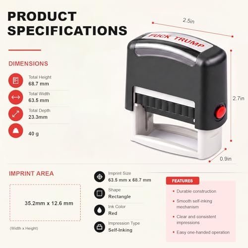Self-inking stamp product feature