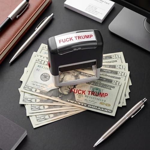 Fuck Trump Stamp in use