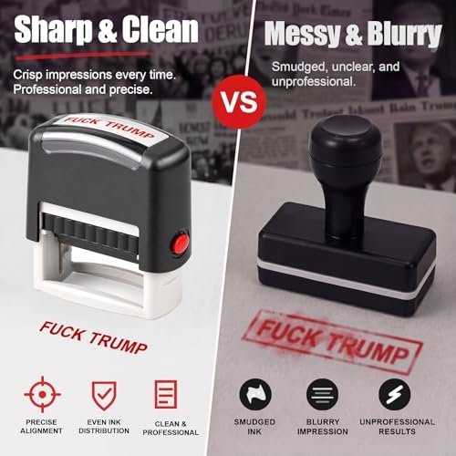 Fuck Trump Stamp packaging